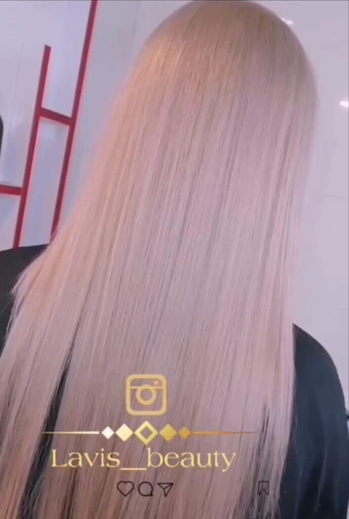 خدمات کراتین و رنگ و لایت سالن زیبایی لاویس بیوتی در شیراز