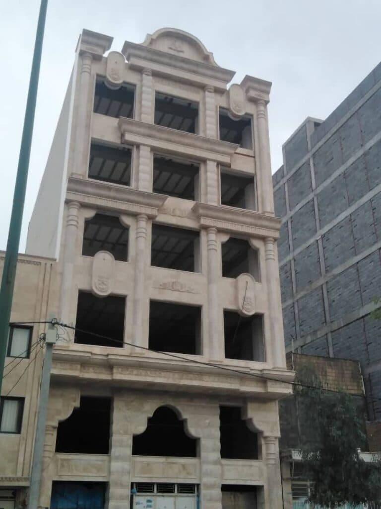 طراحی اجرا و فروش سنگ نمای رومی ساده کلاسیک و اسلپ برادران عباسی در قم