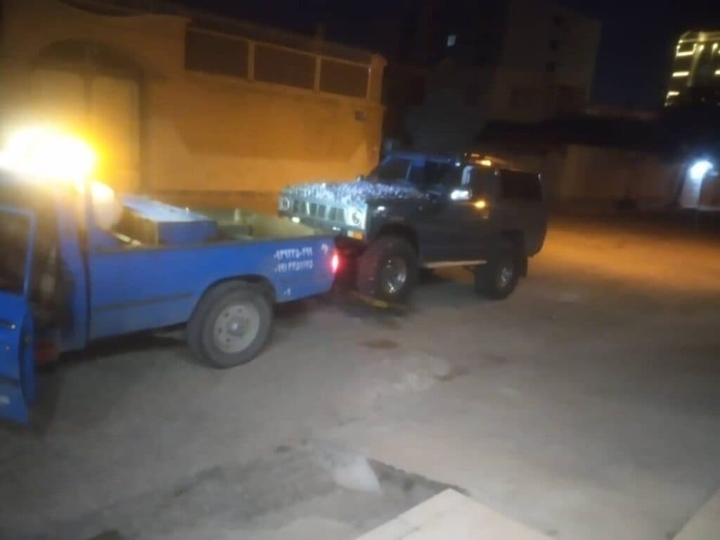 امداد خودرو و یدک کش هیدرولیکی و چرخگیر قلاوند در اندیمشک