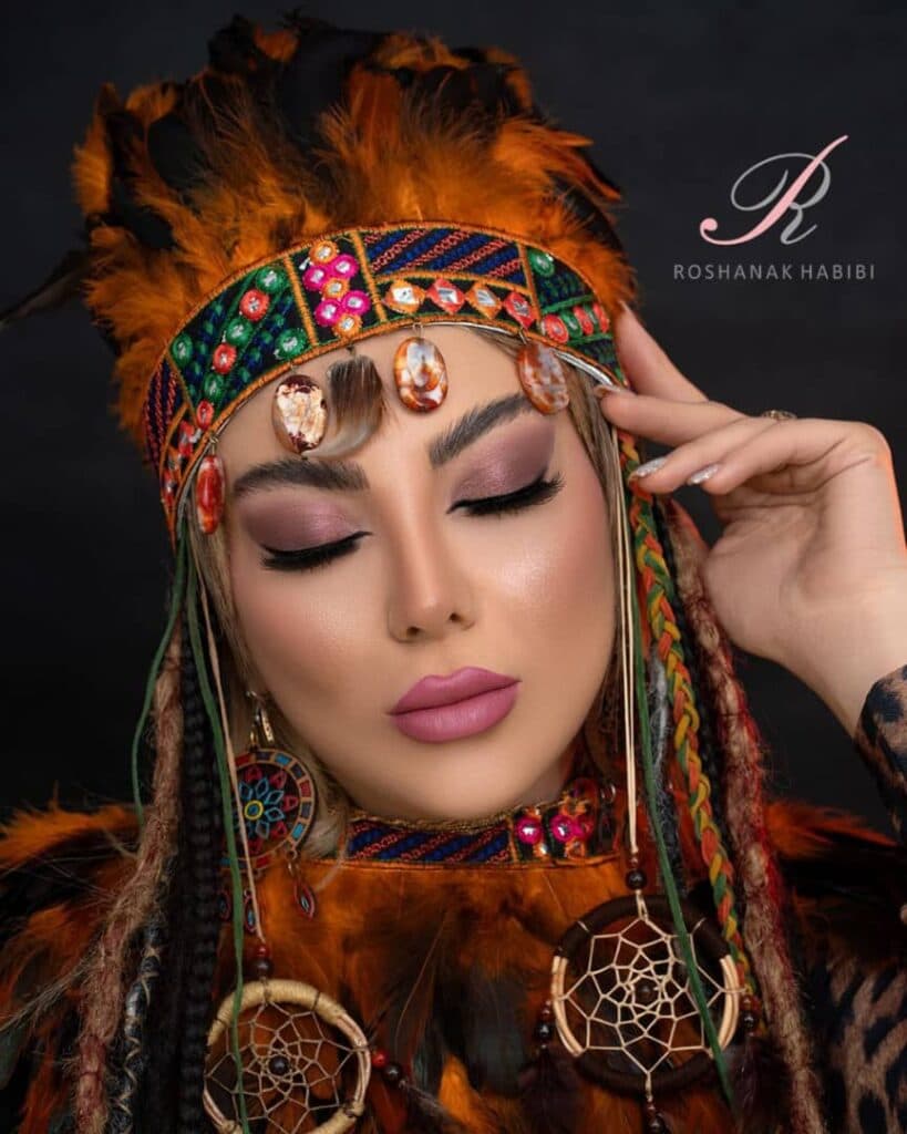 آموزش و خدمات میکاپ روشنک حبیبی در جنت آباد تهران