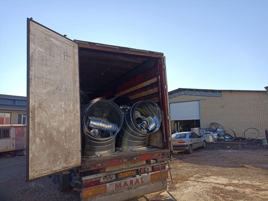 تولید و فروش کانال گرد اسپیرال کارباما در سمنان