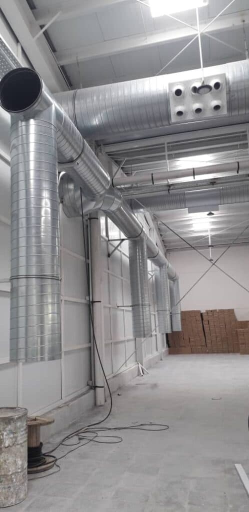 تولید و فروش کانال گرد اسپیرال کارباما در قزوین