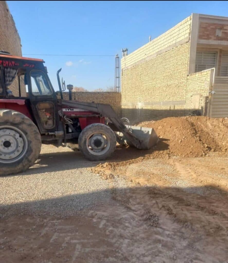 خدمات خاکبرداری و گودبرداری رضا در یزد