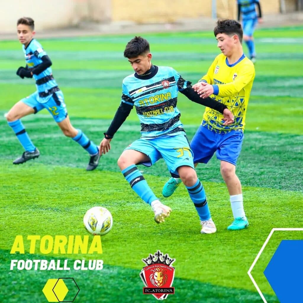 مدرسه فوتبال آتورینا در قاسم آباد مشهد