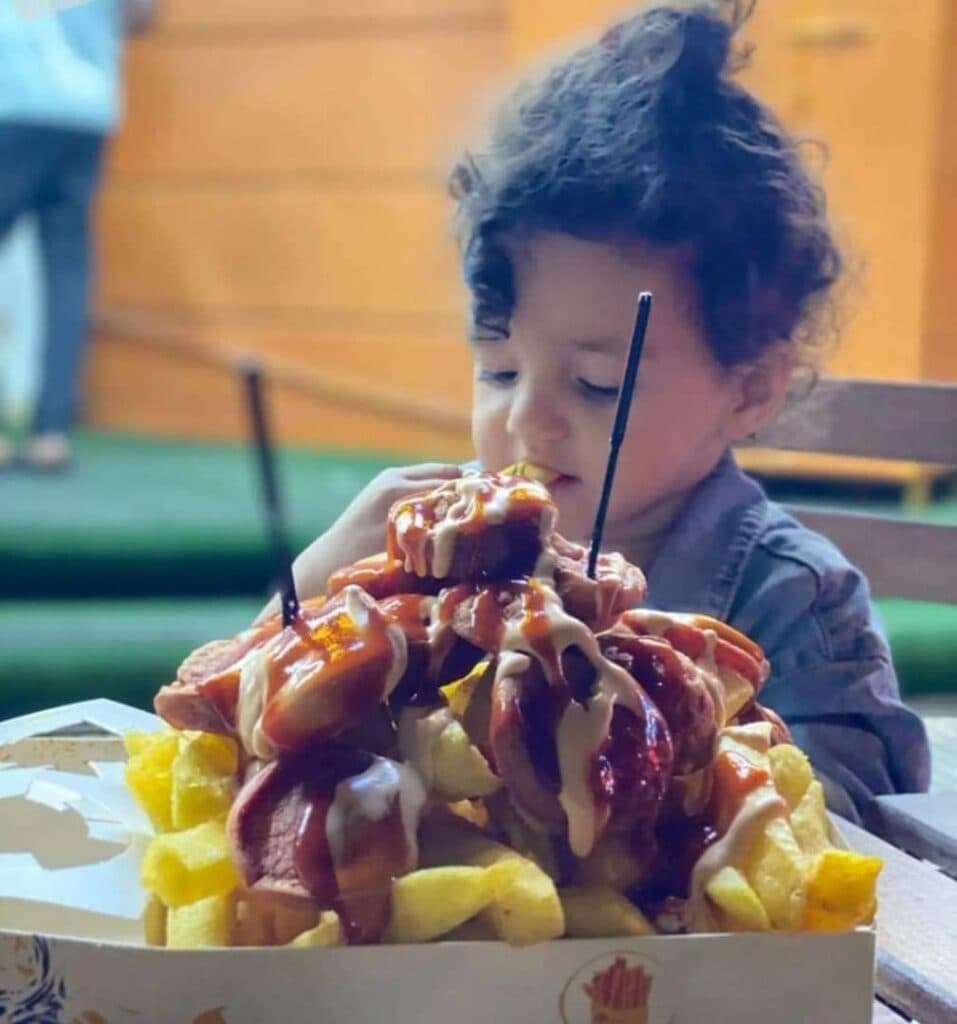 سیب زمینی سرخ شده بلژیکی سیب هوم در بندرعباس