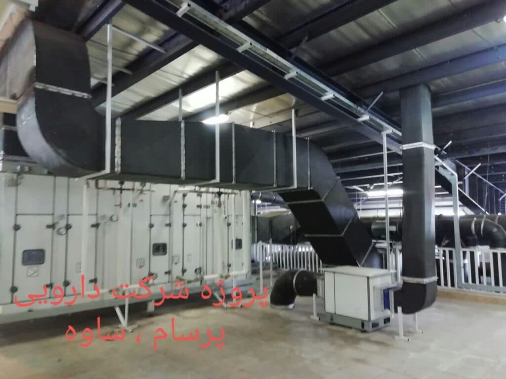 تولید و فروش کانال گرد اسپیرال کارباما در اراک