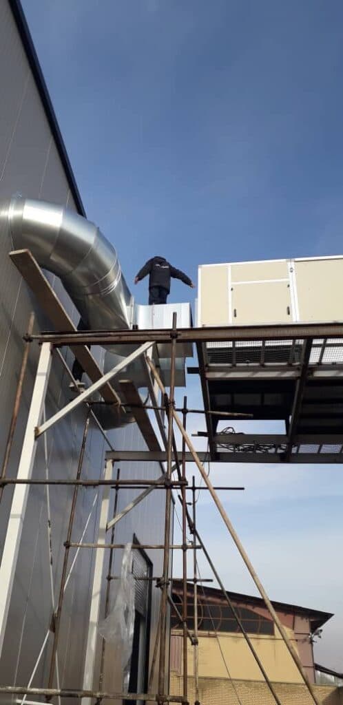 تولید و فروش کانال گرد اسپیرال کارباما در بندرانزلی