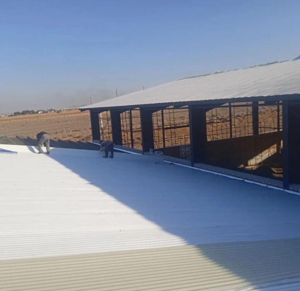 نصب و اجرای سقف های شیب دار البرز سوله صفاپوشش در تهران