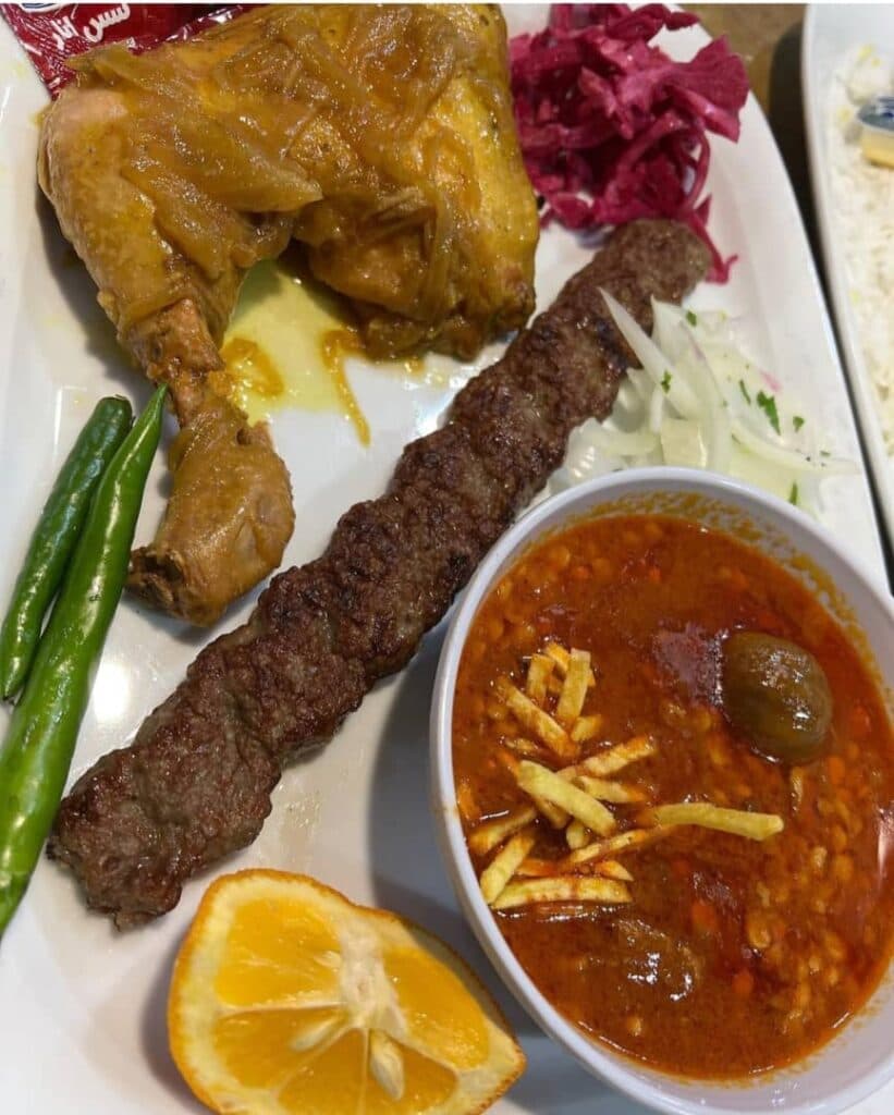 کباب سرای سنتی عبداللهی در قاسم آباد مشهد