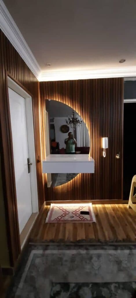 تولید و فروش آینه کلاسیک بک لایت دکوراتیو کیومرث در چهاردانگه تهران