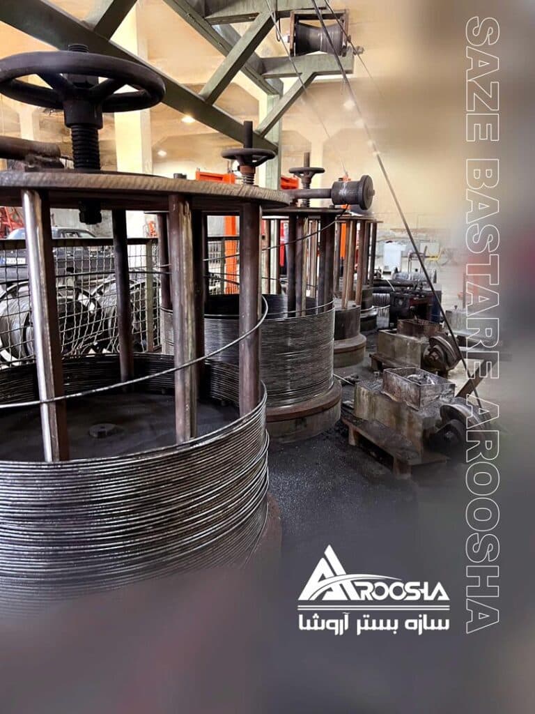 سازه بستر آروشا تولید کننده مقاطع والپست میلگرد بستر و اتصالات در تبریز