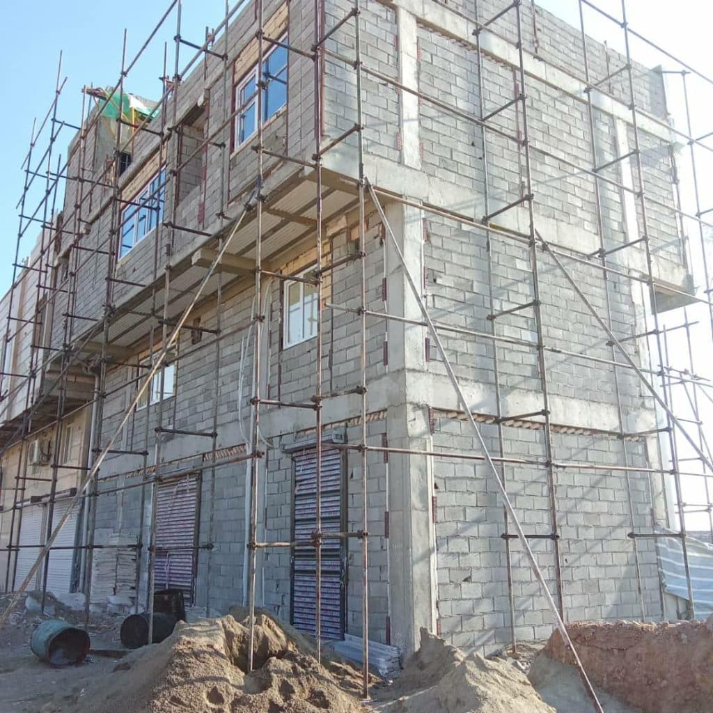 داربست برادران بیگدلی در هشتگرد نظرآباد