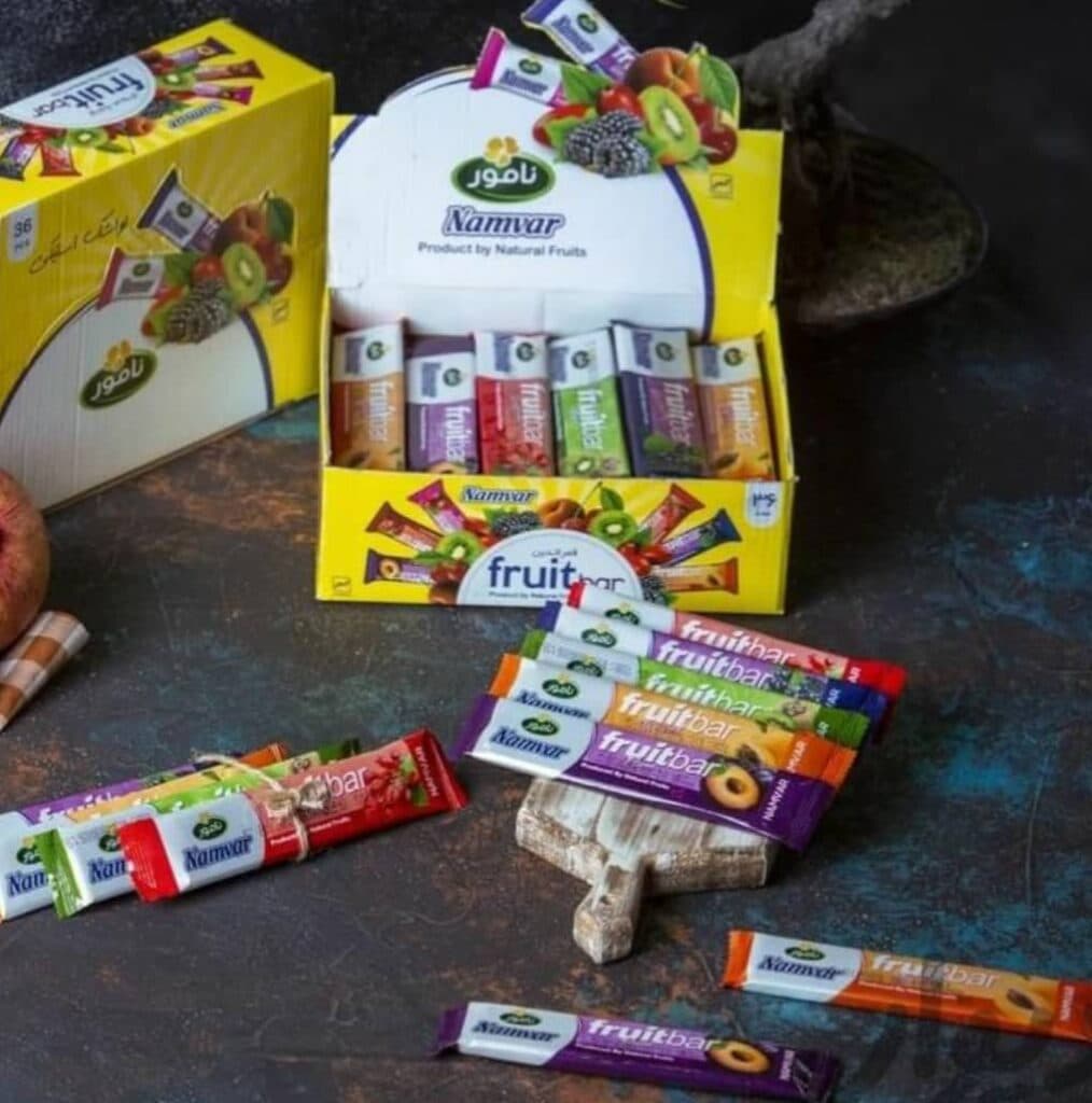 پخش و فروش عمده لواشک آذران پخش مهدی زاده در شیراز