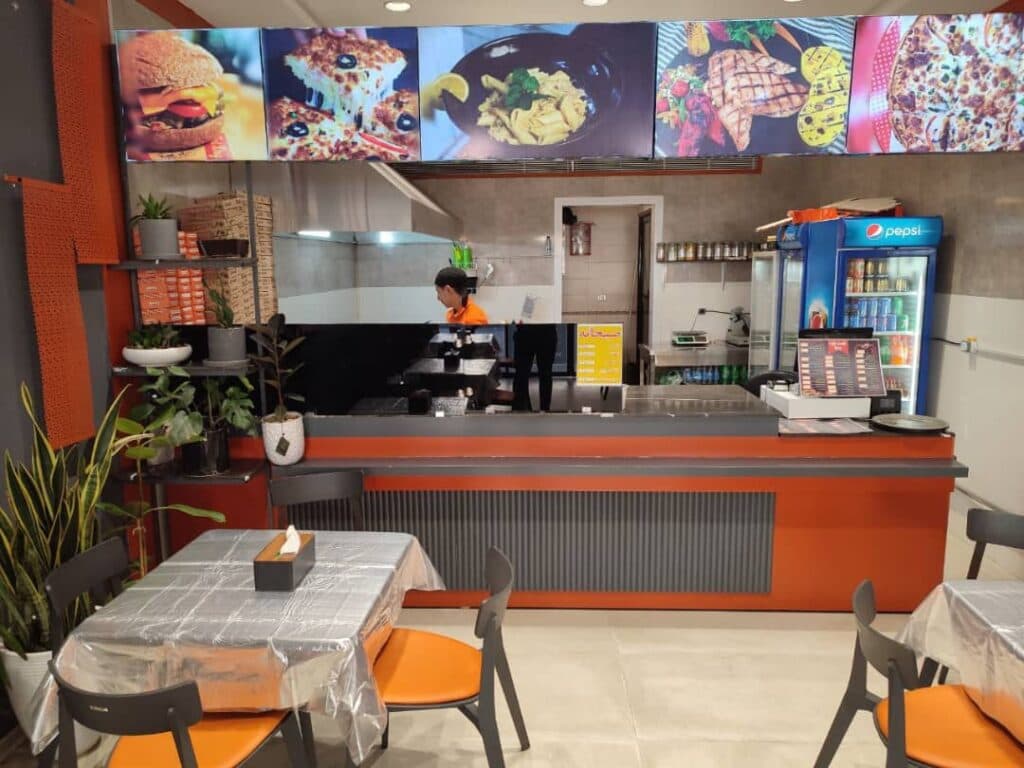 فست فود و پیتزا رزماری در مشهد