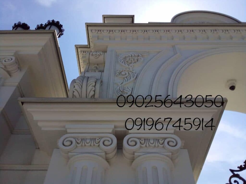 خدمات و اجرای نما رومی سیمانی رضا اصانلو در رشت