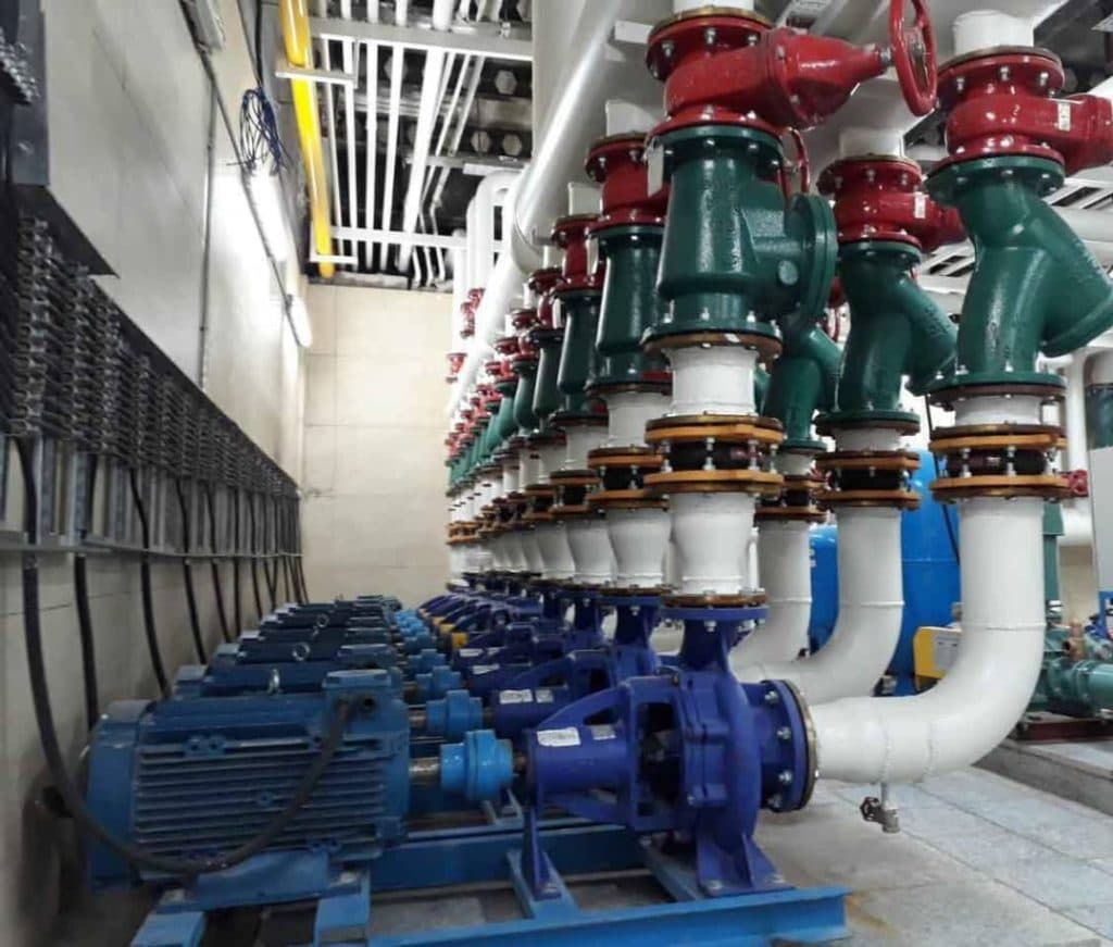 اجرا و نصب موتورخانه مرکزی دقیق در تبریز