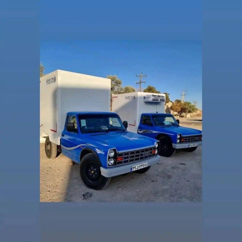 طراحی و ساخت سردخانه ثابت و متحرک کامیون و نیسان بوران تک در سلماس