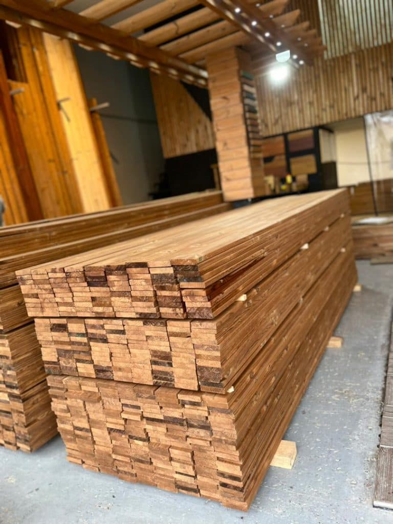 تولید و پخش چوب های ترمووود خرقانی در چالوس