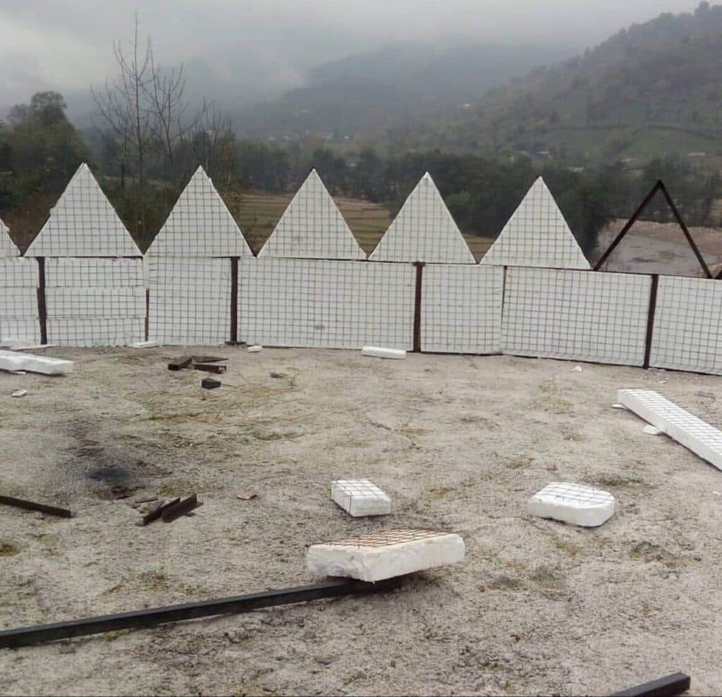 تولید نصب شات گریت دیوار های تری دی فومن فوم سردار جنگل در فومن