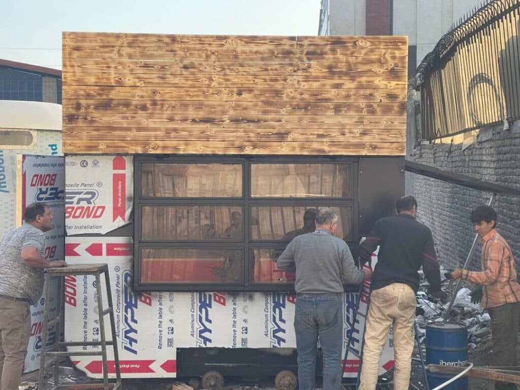 تولید ساخت فست فود سیار متال صنعت معقول در تهران