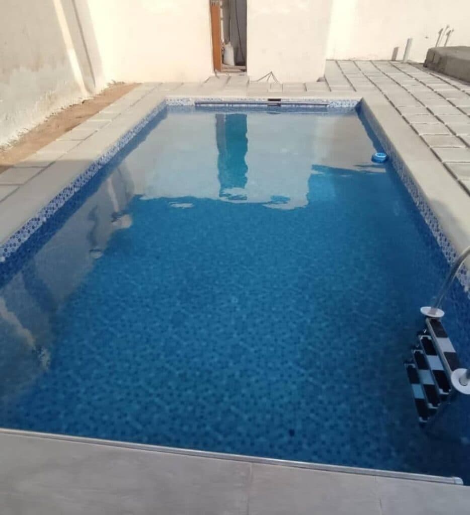 اجرا و طراحی استخر و جکوزی آذرسرام عبادی در آستارا