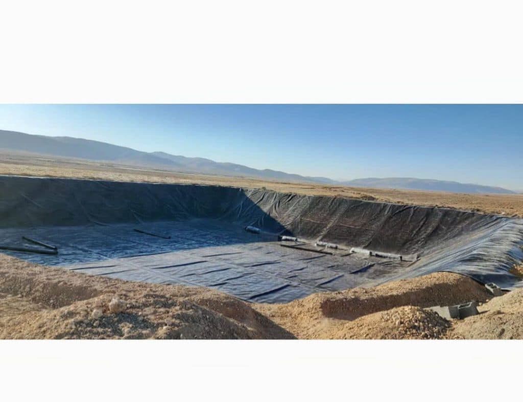عایق بندی و ساخت استخر کشاورزی شفیعی در اصفهان