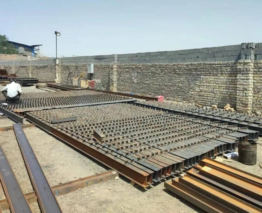 خدمات جوشکاری اسکلت فلزی و سوله گرگان سازه در مشهد