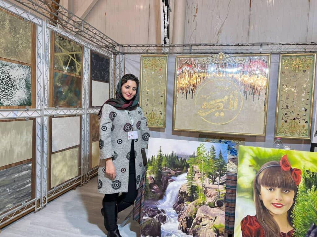 اجرای پتینه ساختمانی و میکروسمنت سارا مویدی در شیراز