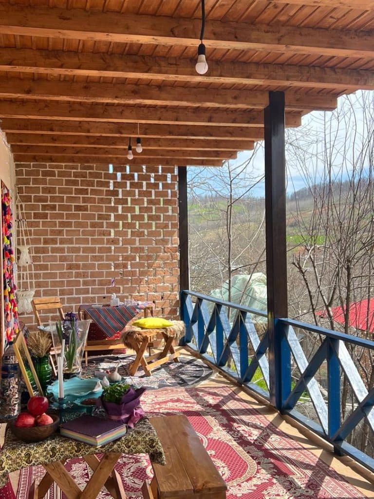 اقامتگاه بومگردی شبره در روستای چورت ساری