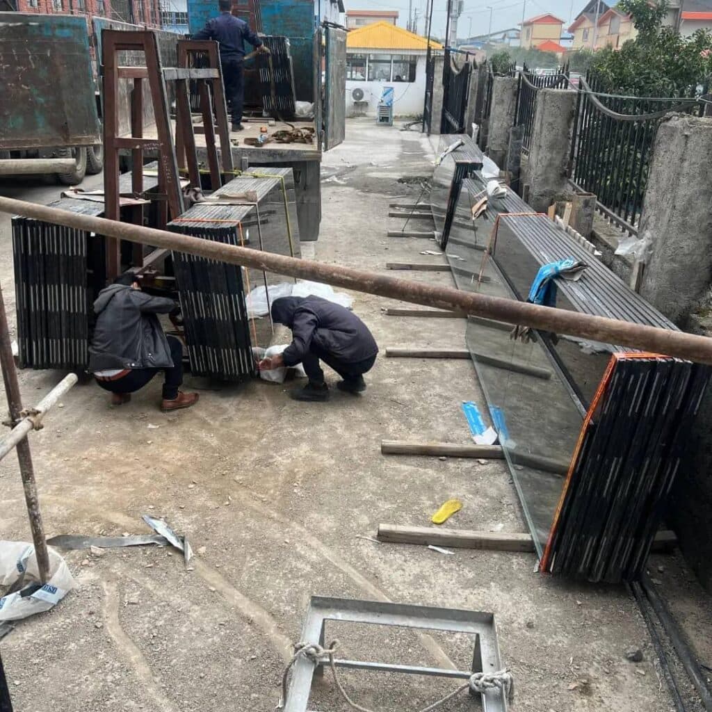 تولید شیشه لمینیت و دوجداره و سکوریت شرکت آرشیدا جام در ساری