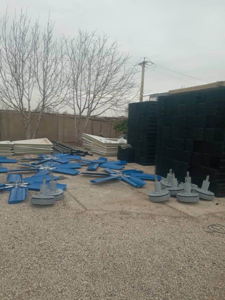 تولیدی برج خنک کننده فایبرگلاس کریمی در بینالود