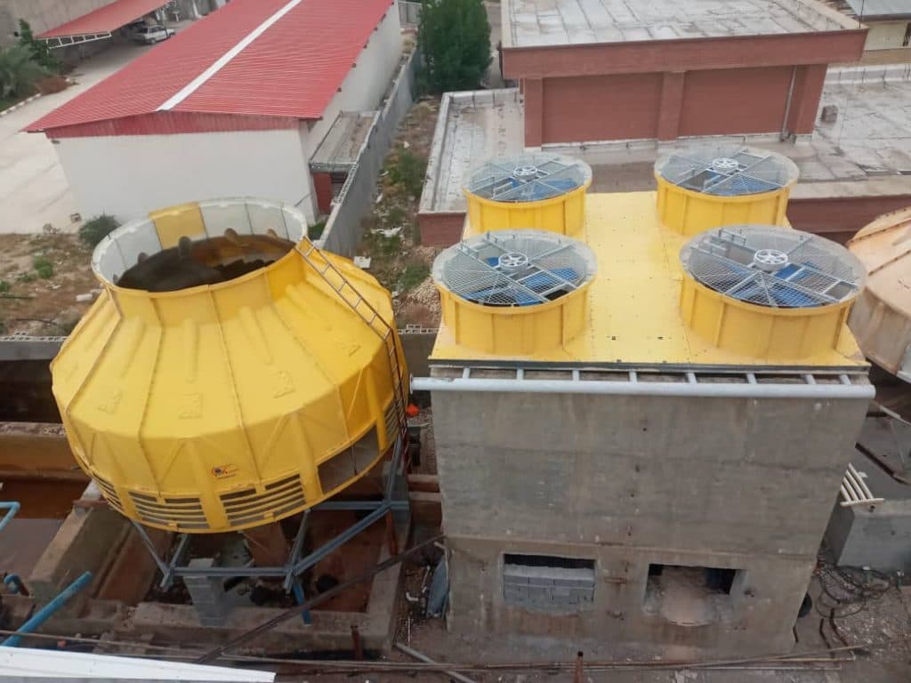 تولیدی برج خنک کننده فایبرگلاس کریمی در بینالود