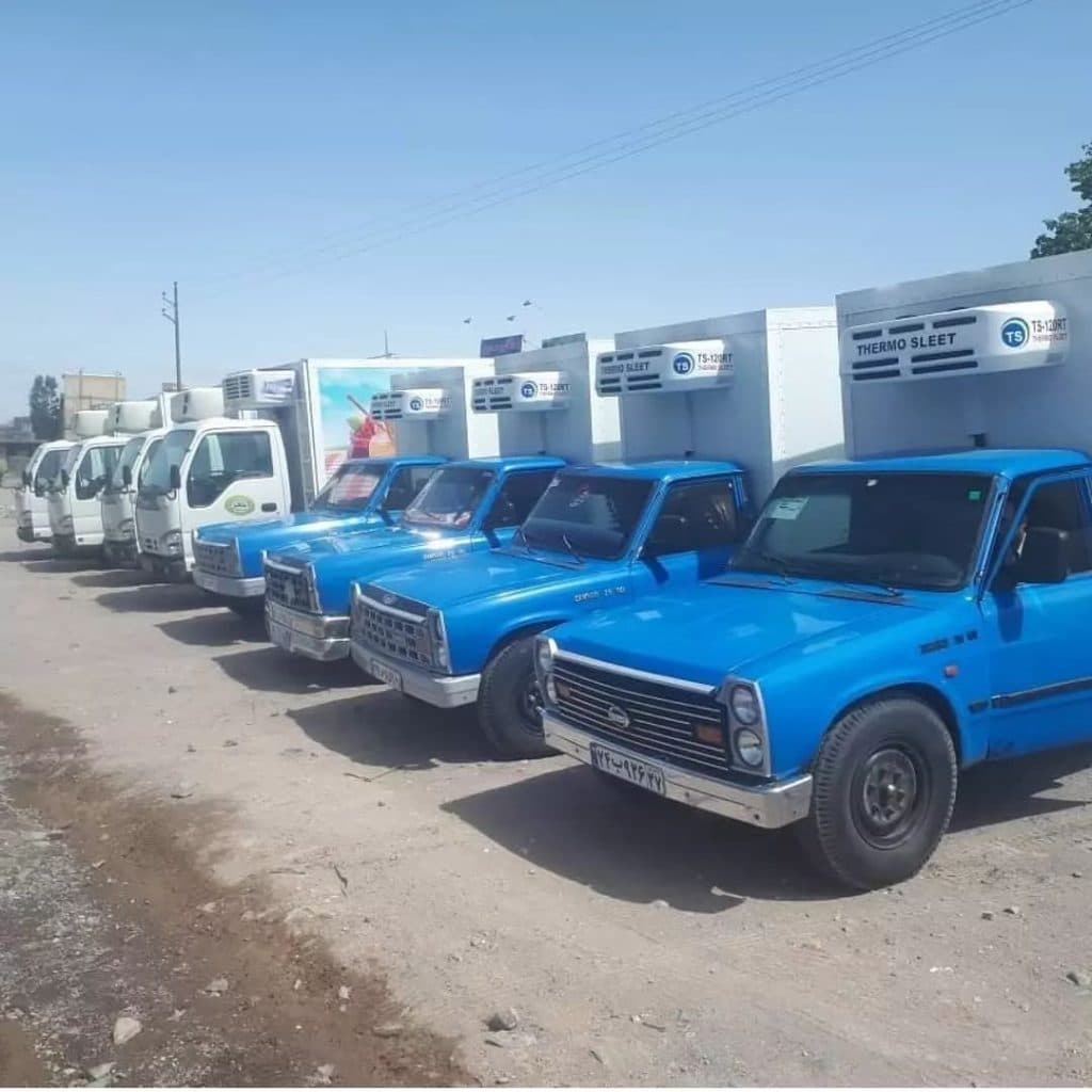 طراحی و ساخت سردخانه ثابت و متحرک کامیون و نیسان بوران تک در اسکو