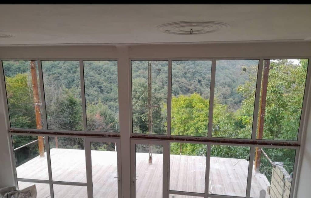 تولیدی و نصب درب و پنجره دو جداره upvc نمونه در رزند