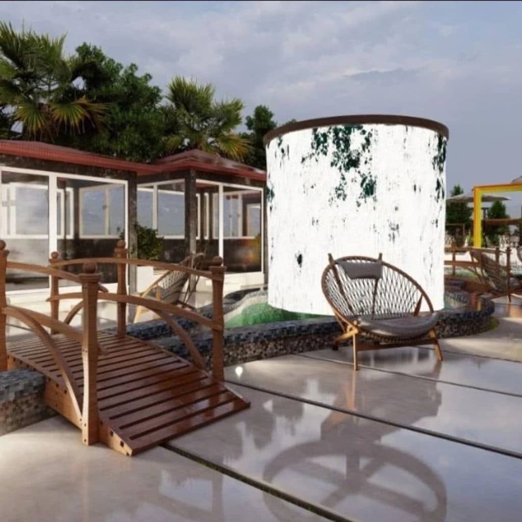 باغ رستوران چارلی در اردبیل