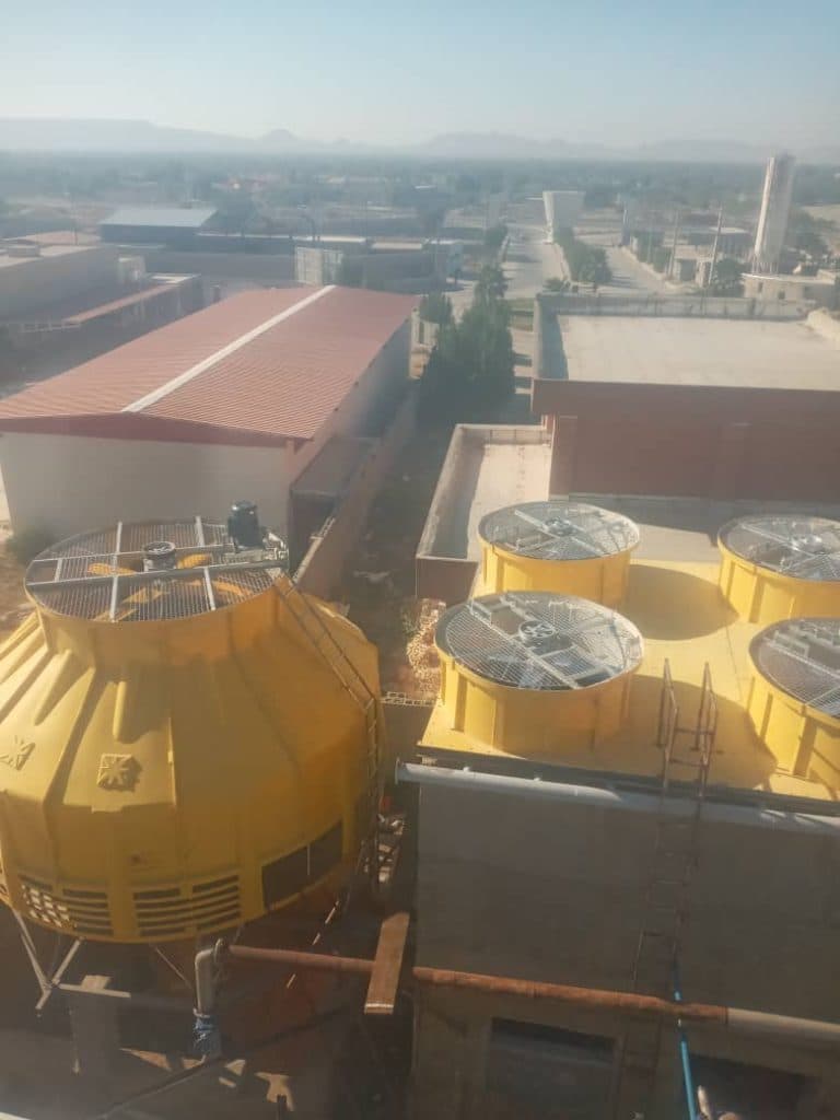 تولیدی برج خنک کننده فایبرگلاس کریمی در بینالود