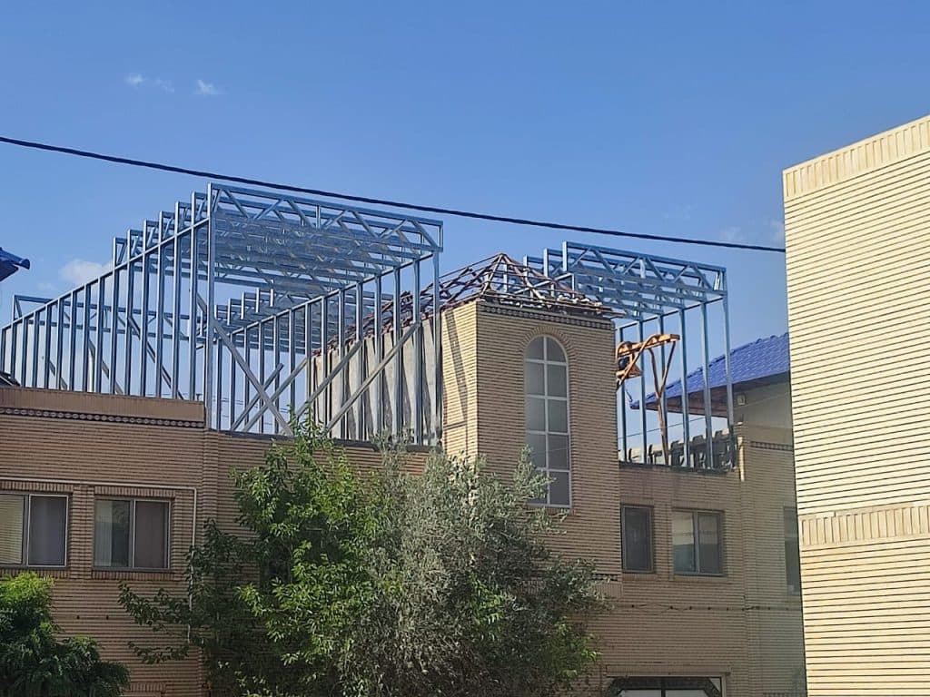 اجرا سازه های ضد زلزله ال اس اف LSF لطفی در یزد