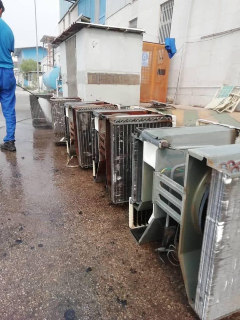نصب و تعمیر کولر اسپلیت بلوکی در کنگان
