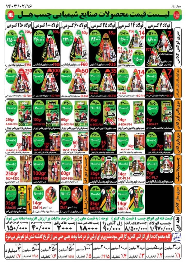 پخش چسب صنعتی و خودرویی شایان در تبریز