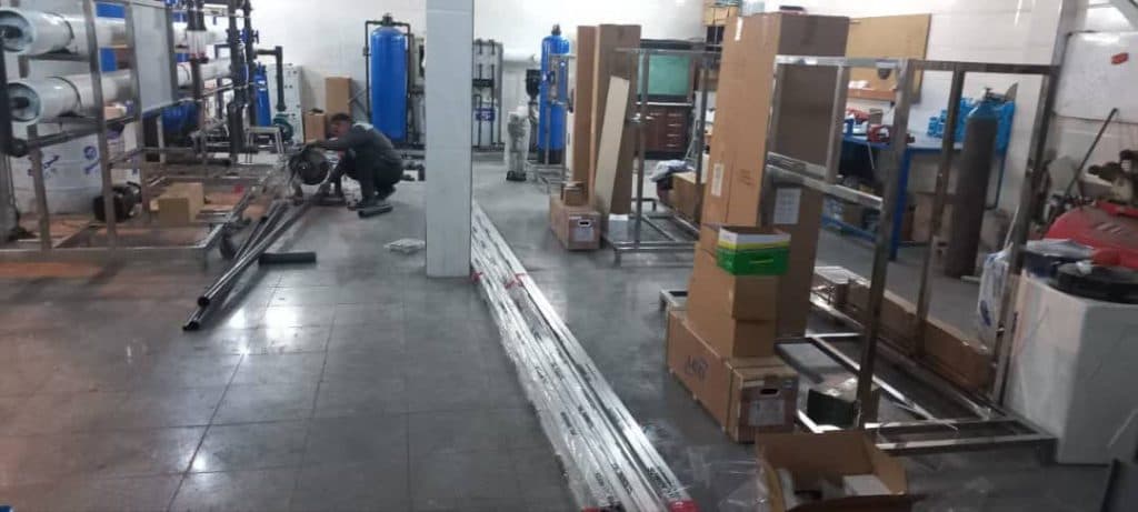 ساخت و فروش دستگاه تصفیه آب صنعتی و خانگی تصفیه گستر قم