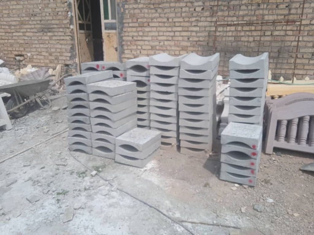 کارگاه تولیدی سنگ مصنوعی نجفی پور در تاکستان