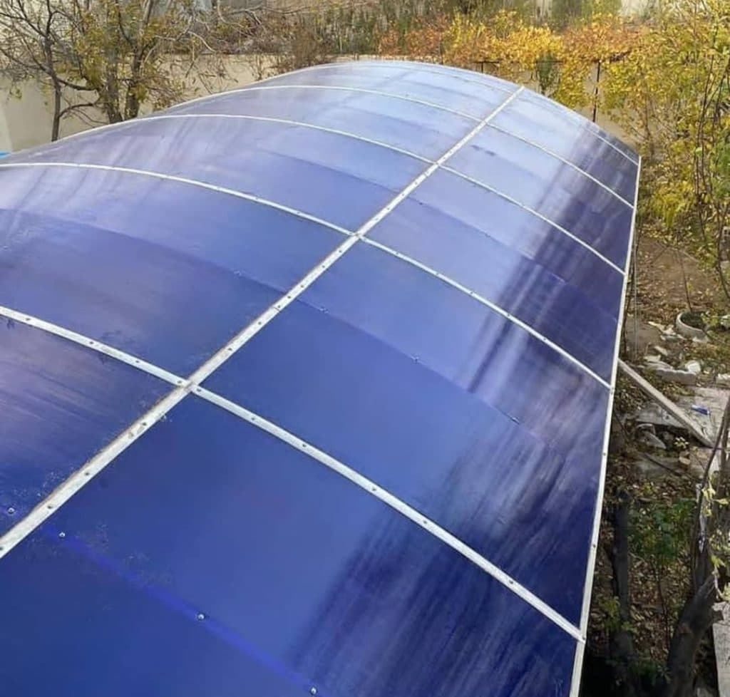 فروش و نصب ورق پلی کربنات دوجداره و طلق شفاف پوشش ایمن در شهریار