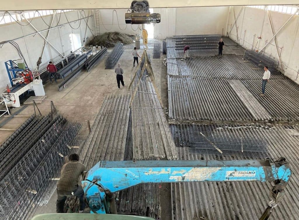 تولید و فروش تیرچه صنعتی پولاد آلتین ساویس در ارومیه