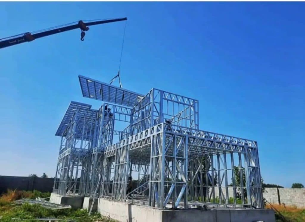 تولید و اجرا سازه های ال اس اف LSF مادیار نوین سازه مهام در رشت