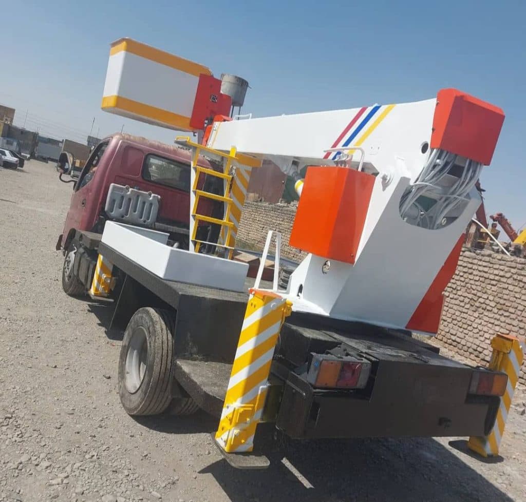 فروش و تعمیر بالابر پشت کامیون و جرثقیل شرکت هیدرولیک الوند در تهران