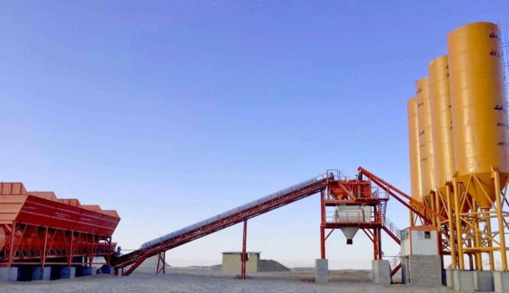 طراحی و ساخت بچینگ پلانت ثابت و متحرک سانکو در رشت