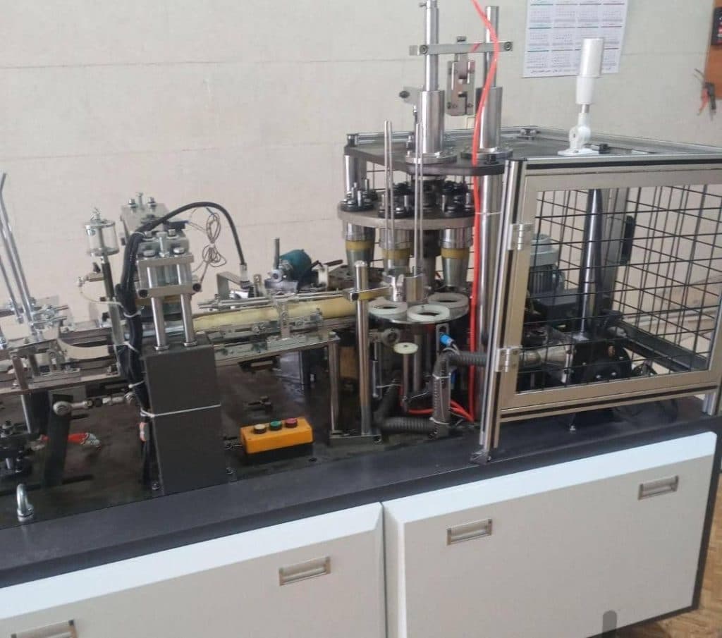 واردات و فروش دستگاه تولید لیوان کاغذی نو و استوک شمس در تهران