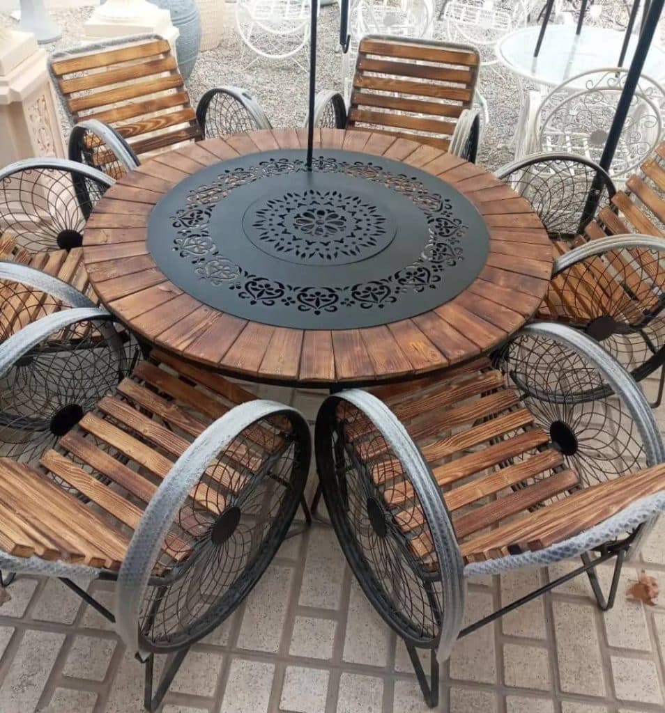 فروش مبلمان باغی جعفری در کردان کرج