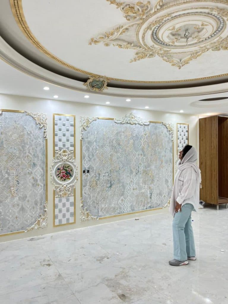 خدمات پتینه و پوشش های دکوراتیو گروه هنری نقشینه در اهواز