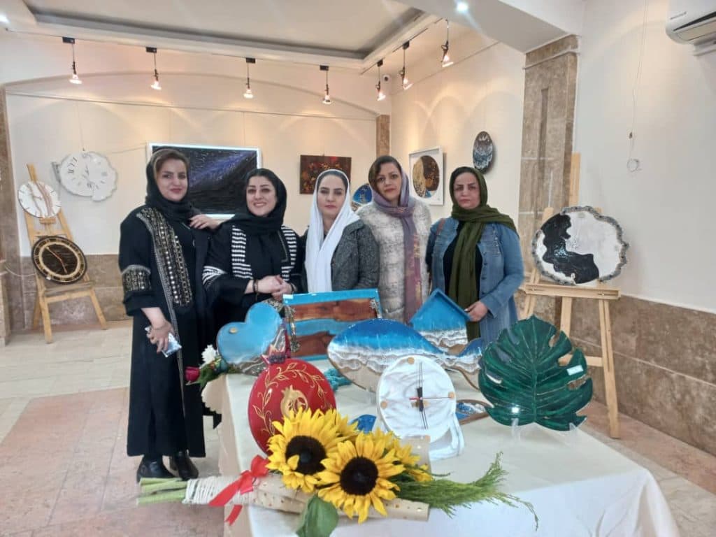 آموزش رزین اپوکسی الهه راستی در اسلامشهر